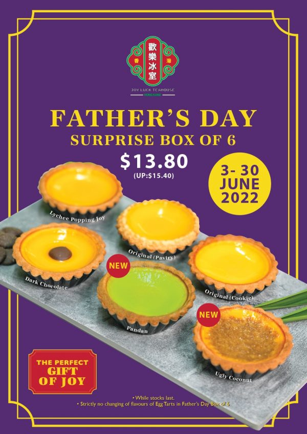 Joy Luck Teahouse Father's Day Promotion